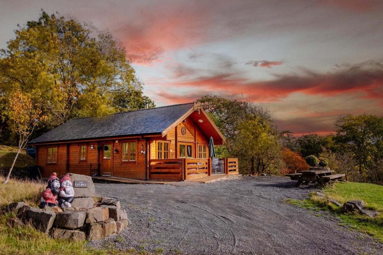 George Cabin - Log Cabin In Wales With Hot Tub Newtown  Exterior foto